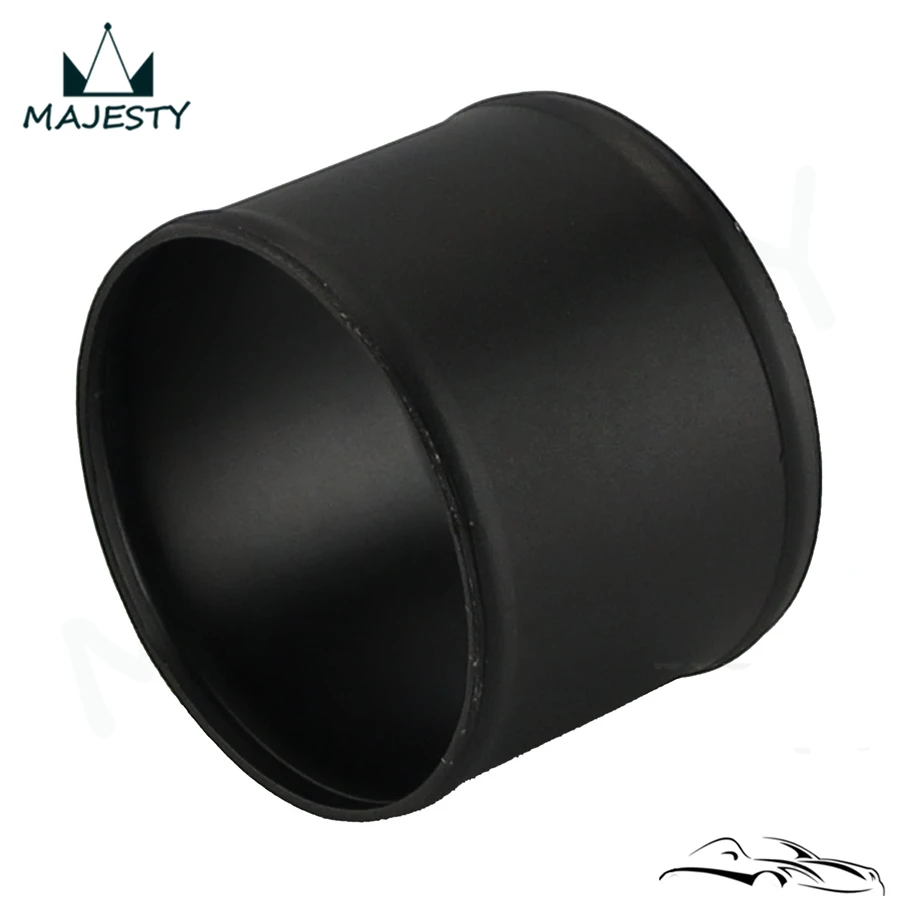 

Alloy Aluminum Hose Adapter Joiner Pipe Connector Silicone 89mm Black