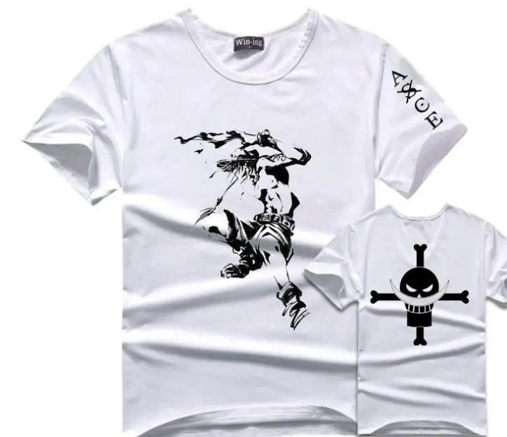 Цельный Portgas D Ace футболка Мужская хлопковая Аниме футболки футболка|anime t shirt|t