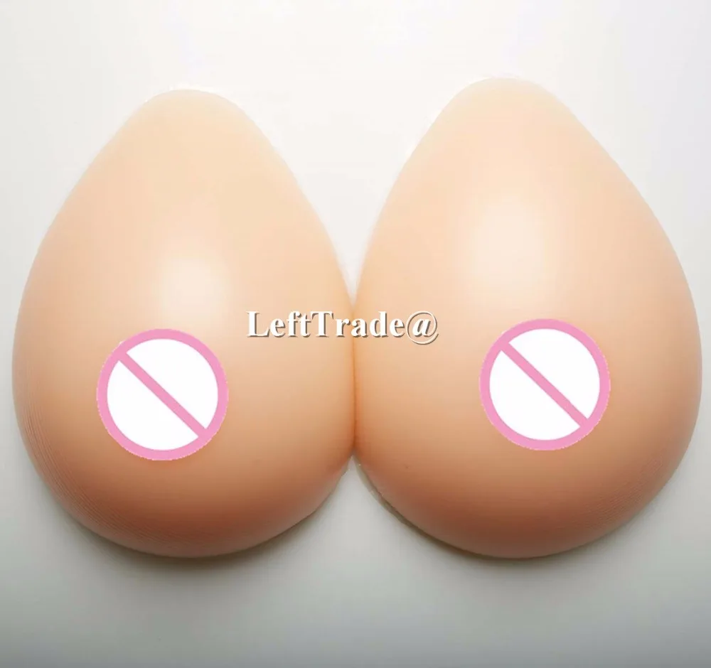 

1 pair 1600g EE cup shemale realistic breast forms silicone for crossdressing