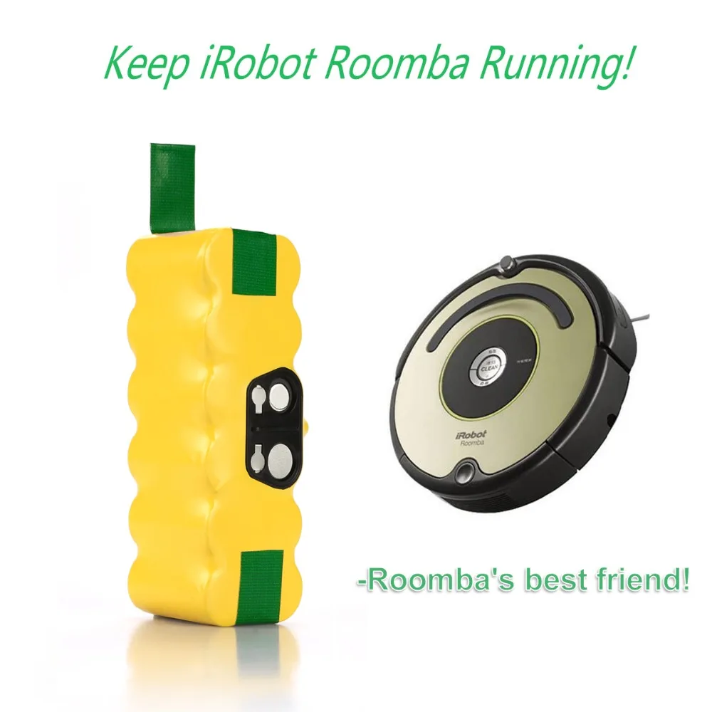 Ni MH аккумулятор 14 4 В 4000 мАч для iRobot Roomba 500 510 530 532 534 535 540 550 562 570 580 600 610 700 760 770 780 800 980
