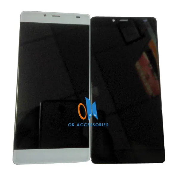 ЖК экран для Elephone S3 черный белый цвет дигитайзер сенсорного экрана с лентой