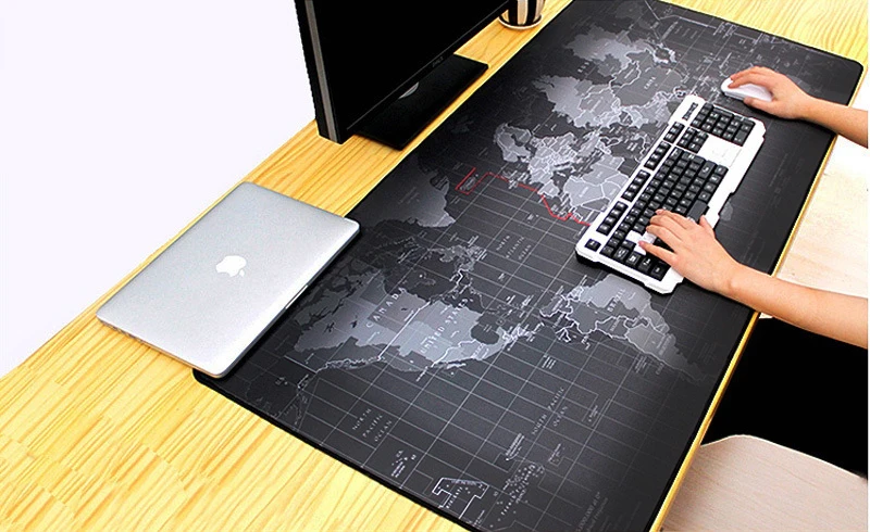 ZUOYA,, очень большой коврик для мыши, карта старого мира, игровой коврик для мыши, противоскользящий, натуральный каучук, с запирающим краем, игровой коврик для мыши