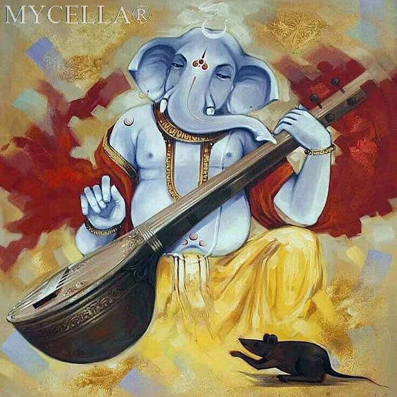 Полная Алмазная вышивка 5D DIY картина с бриллиантами Слон& Lord GANESHA Алмазная картина вышивка крестиком горный хрусталь мозаика подарок - Цвет: L