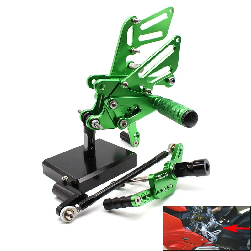 

CNC Del Motociclo Pedane Regolabili Posteriori набор Spina Del Piede для Honda CBR CBR1000RR 1000RR ABS 2008-2015 2009