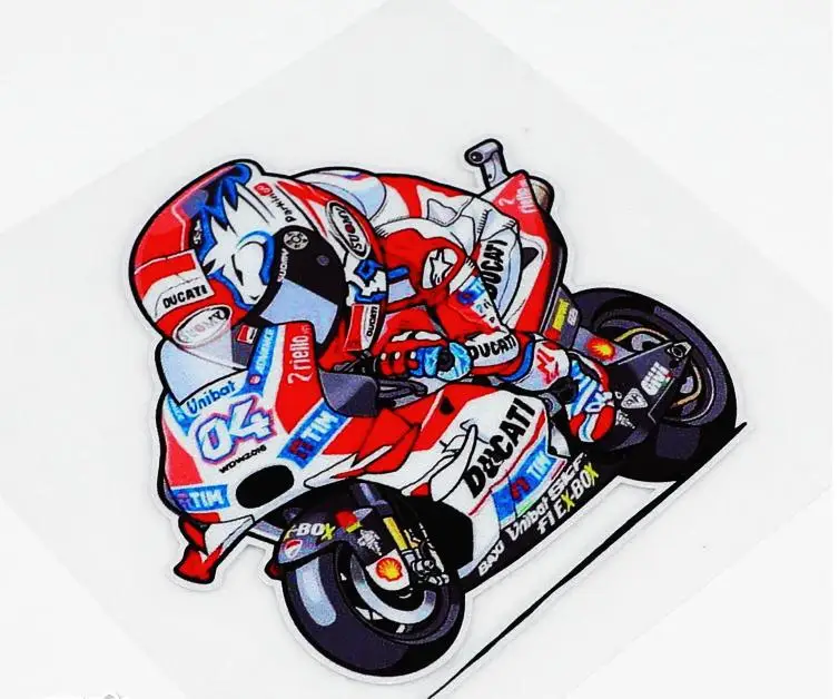 Светоотражающие наклейки для мотоциклистов Andrea Dovizioso, наклейки на мотоцикл, гоночный велосипед, виниловые наклейки на автомобиль, Стайлинг автомобиля, мотокроссы