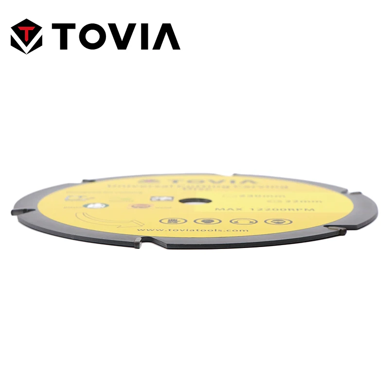 TOVIA 230mm Универсальный Пильный Диск по Дереву для УШМ 9inch 22.2mm Газобетону