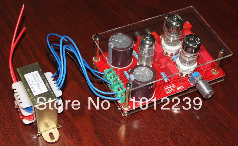 Собранный 6N3 выпрямитель трубка предусилителя версии (без трансформатора)/DIY amp