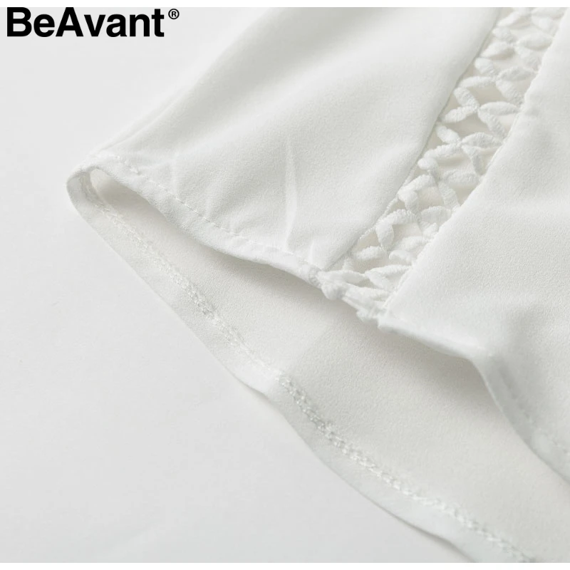 BeAvant, элегантная женская кружевная блузка с вышивкой,, летняя шифоновая рубашка без рукавов, топы, Женская Повседневная Уличная одежда, Женская майка