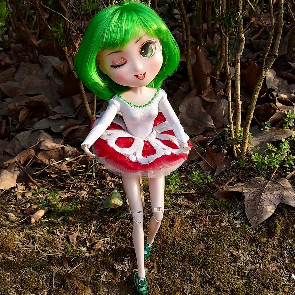 Кукла Sweetpea Bjd 1/6 комбинация куклы 26 см шарнирного тела макияж балетное платье