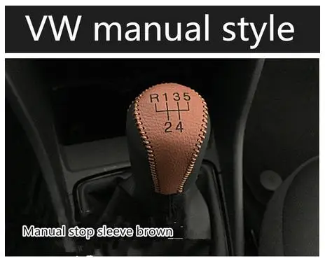 Рычаг переключения передач для VW Jetta MK6 MK7 Magotan Polo Passat B6 B7 Touaregu Tiguan Scooby Doo Beetle Golf MK6 7 - Название цвета: Зеленый