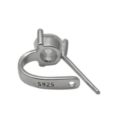 Beadsnice твердый Серебряный 925 кулон клип-пинч фурнитура ювелирный Соединитель Кулон застежки на ожерелье для изготовления подвесок ID34628
