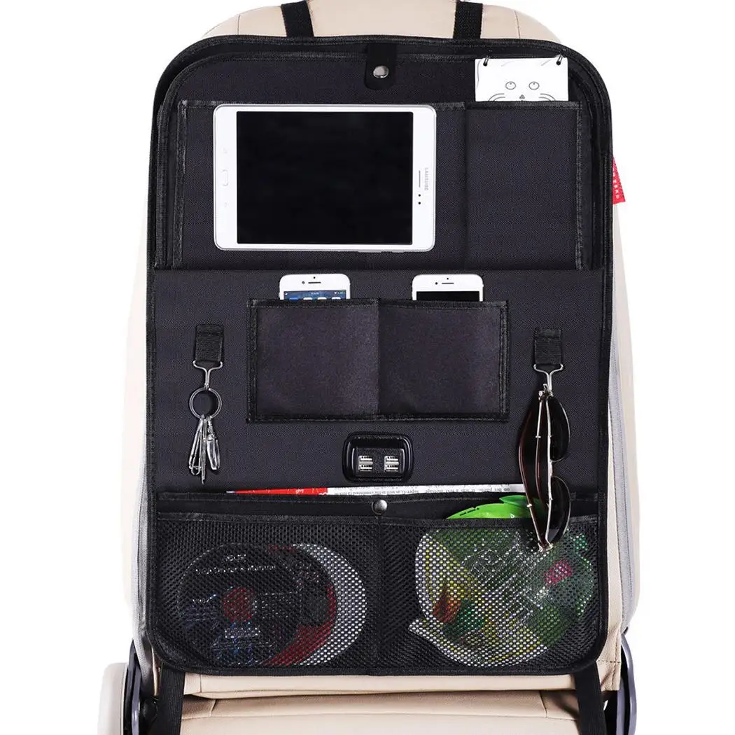 Оксфордская ткань многокарманный чехол для хранения автомобильных сидений