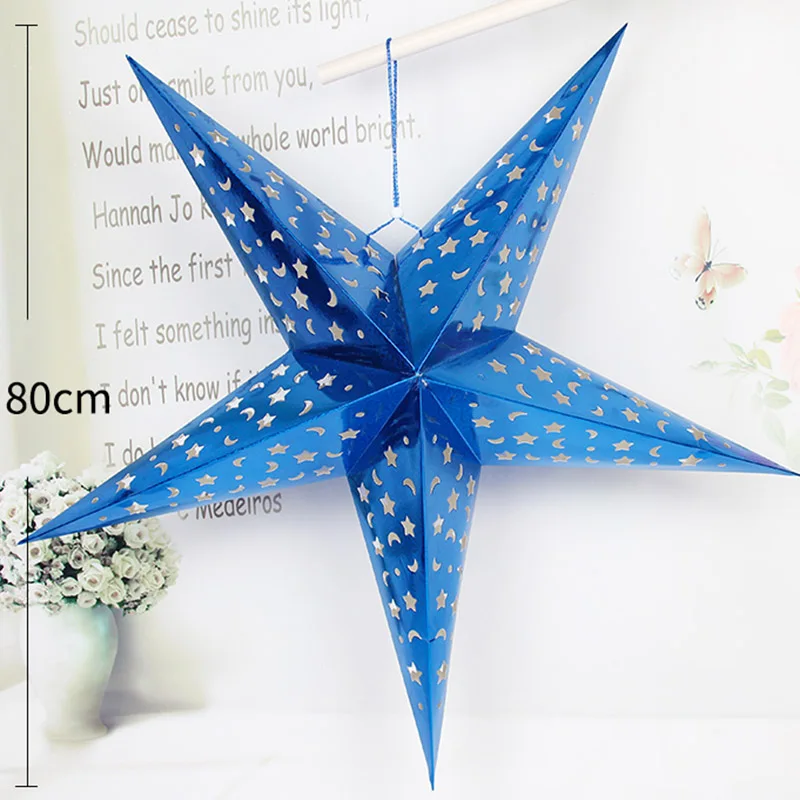 2017 new fashion Pentagram ornaments Christmas scene layout props shop opening wedding decoration Free Shipping | Дом и сад