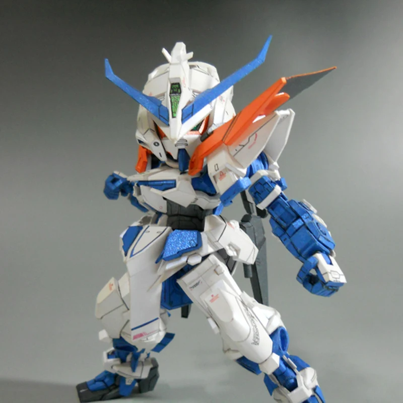 KPS оригинальная бумажная модель SD Blue Heresy GUNDAM DIY свободная линия без выреза фигурки