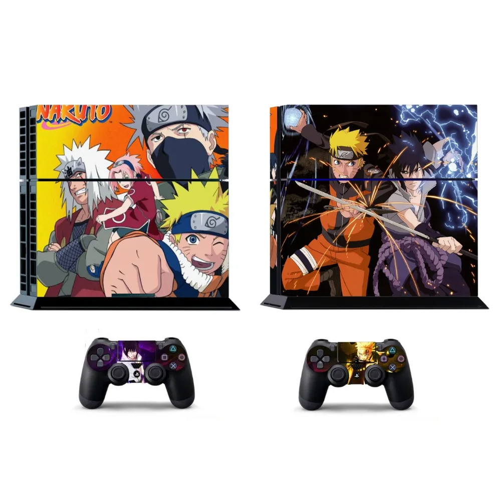 Наруто наклейка для PS4 виниловые наклейки для sony playstation 4 PS4 и 2 контроллера Скины наклейки s