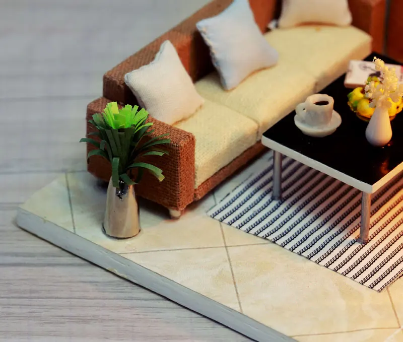 IiE создать Кукольный дом DIY Миниатюрный Кукольный домик Модель деревянная игрушка мебель куклы игрушечные дома подарок на день рождения лес Times K031
