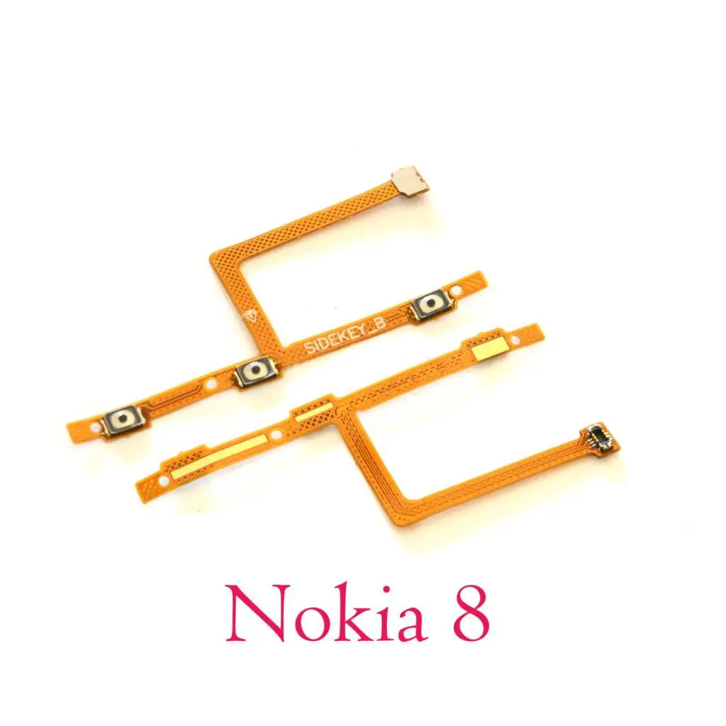 for Nokia 8 Включение/выключение питания, Громкость+/-боковые кнопки полосы flex кабель для Nokia 2 2,1 3 3,1 5 5,1 6 6,1 7 7,1 8 плюс - Цвет: for Nokia 8
