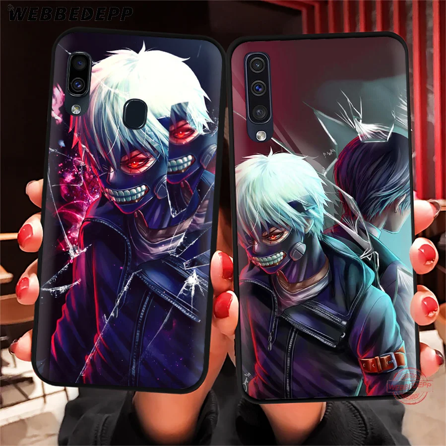 WEBBEDEPP Tokyo Ghouls Soft Phone Case for Samsung A50s A40s A30s A20s A10s A60 A70 M10 M20 M30 M40 Cases | Мобильные телефоны и