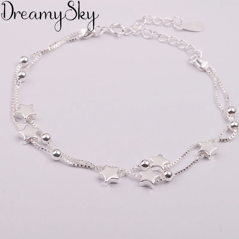 Лето 2019 женские браслеты со звездами и бусинами богемные модные с подвесками для