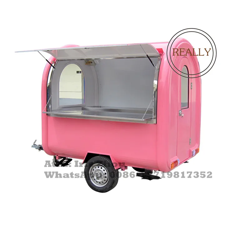 Многоцветный трейлер для еды передвижной кухонный грузовик мороженое хот дог