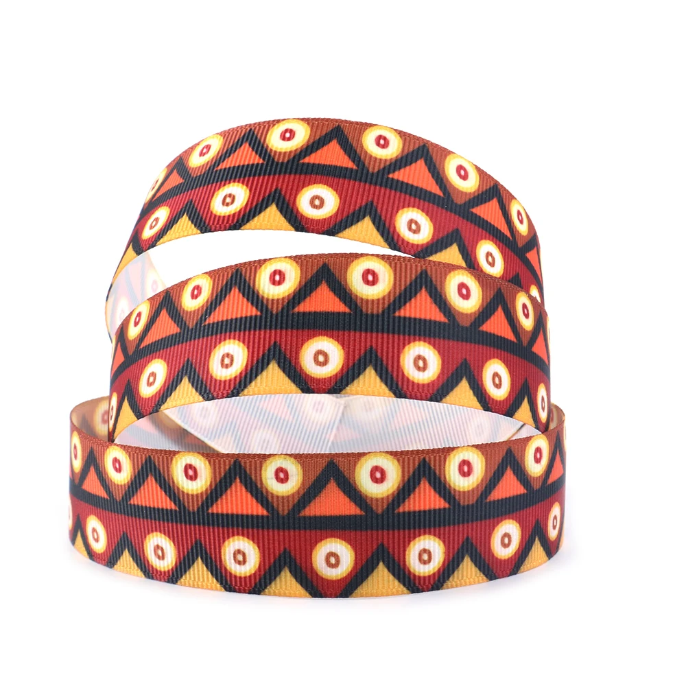 1076309006 David accessories " 25 мм градиентная расцветка; Высота в полоску с горошком; в виде рыбьей чешуи; корсажная лента 50 ярдов, материалы для ручных поделок, 50Yc5579 - Цвет: 1076309006
