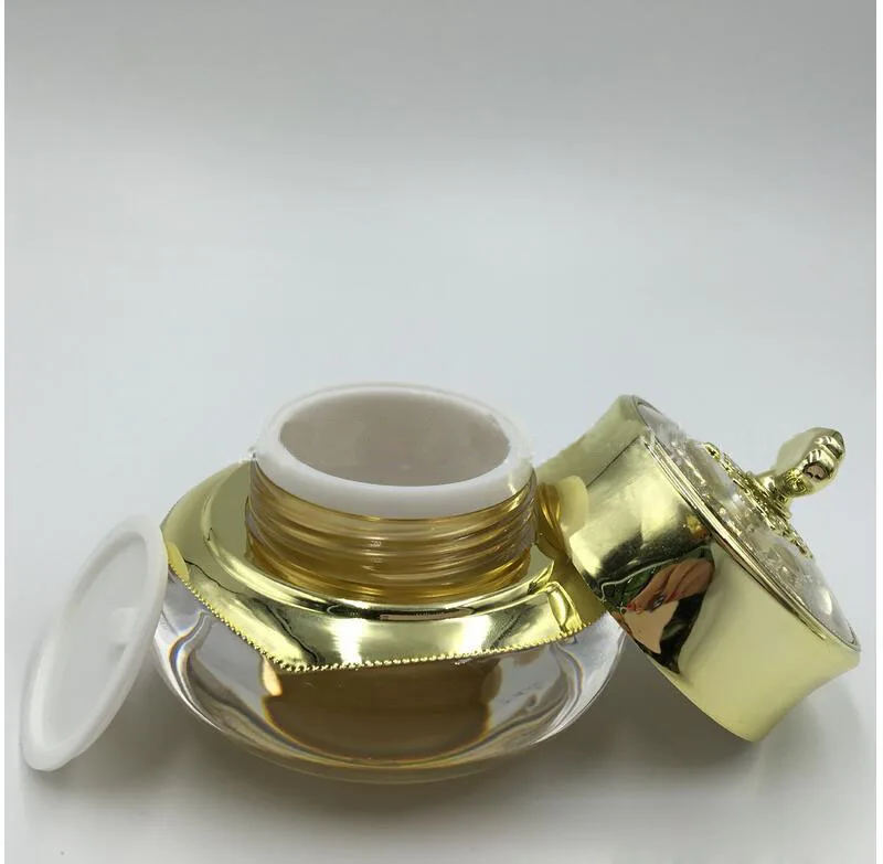 5 PCS пустая модный косметический флакон Стекло Бутылка Контейнер для крема для области вокруг глаз для тонального крема косметический крем для лица крем для ухода за кожей банки M33C