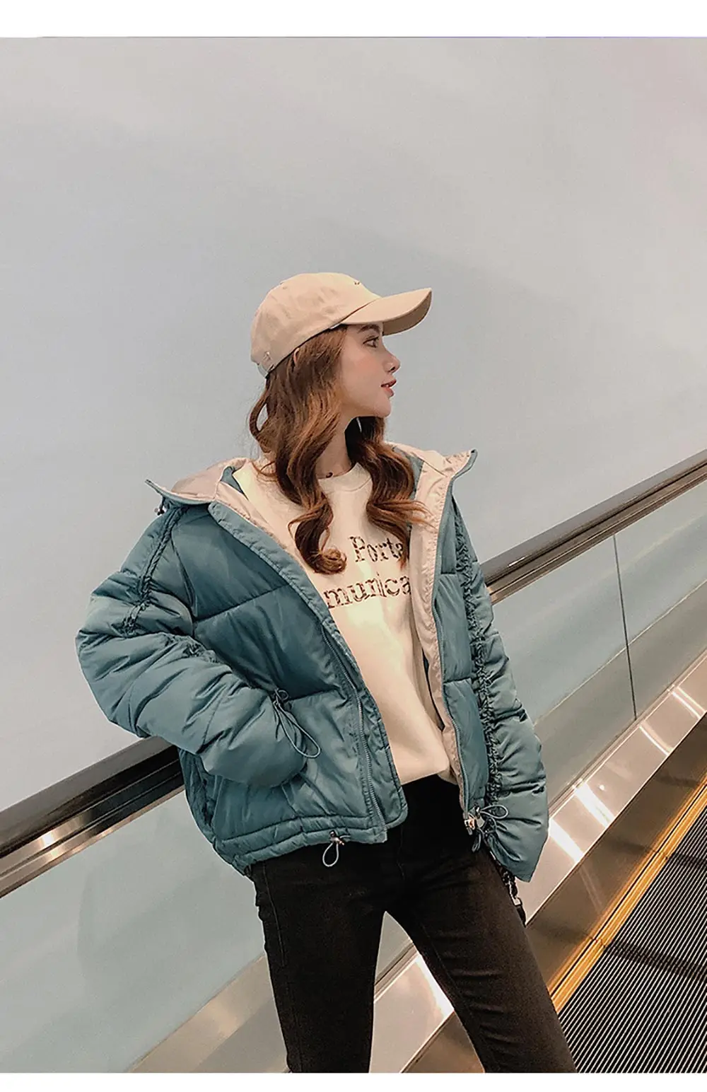 PinkyIsBlack Causal Ladies Cotton Padded Jacket Short Autumn Winter Wadded Jacket Women Hooded Winter Coats Female Parkas