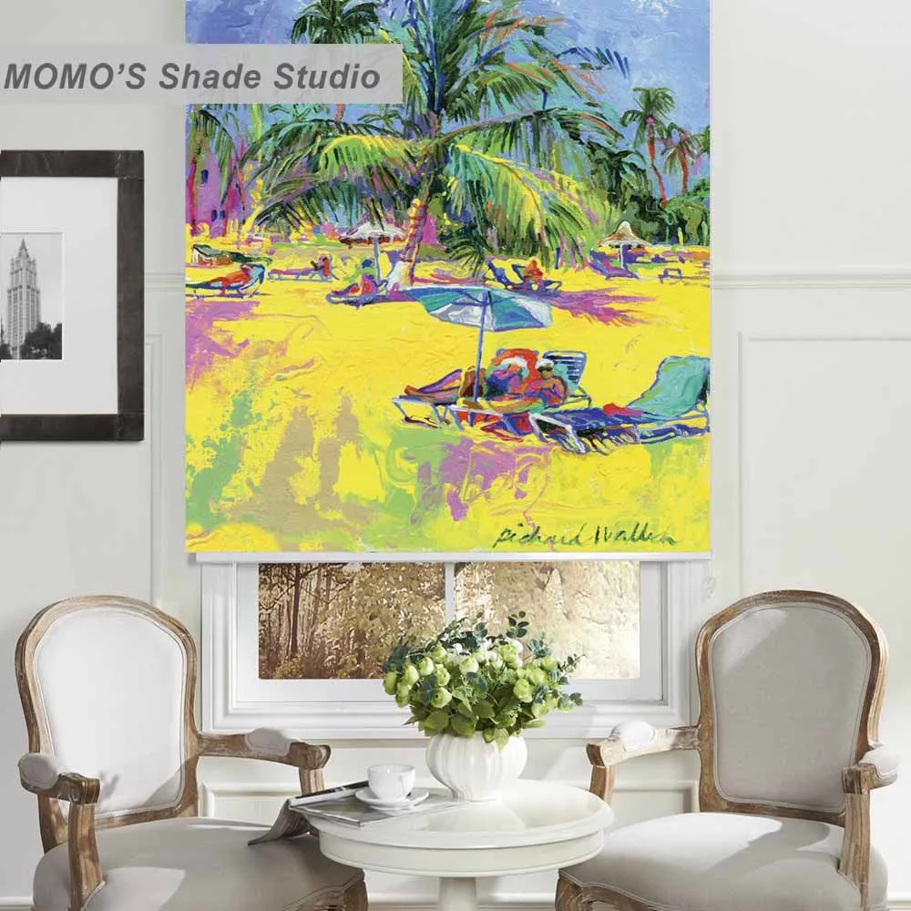 MOMO роликовые жалюзи затемняющие дизайнерские оконные окрашенные шторы тепловая