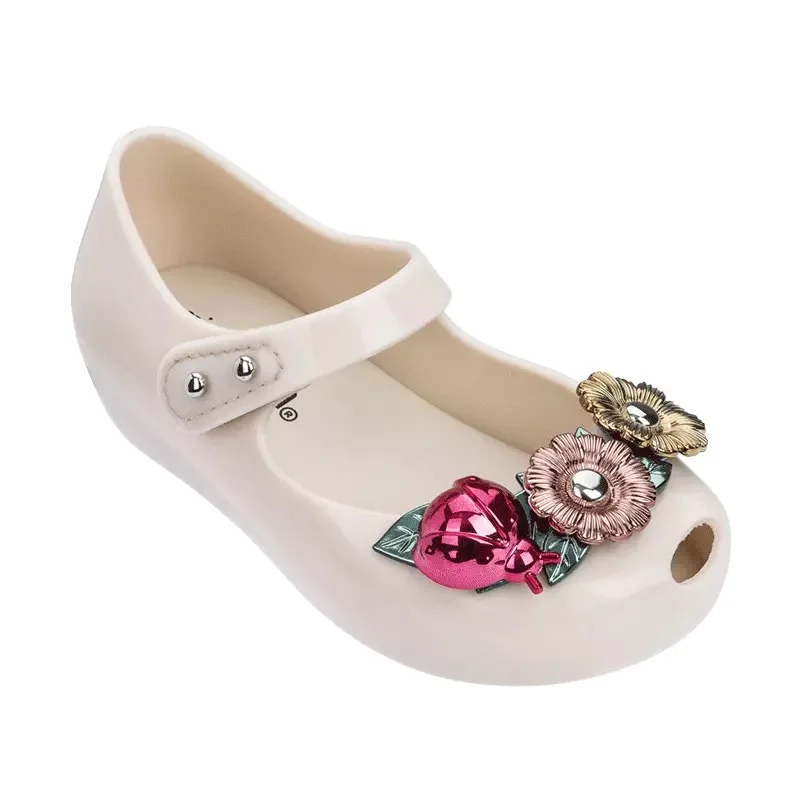 Мини Melissa Ultragirl цветочные сандалии для девочек 2019 прозрачные детские детская
