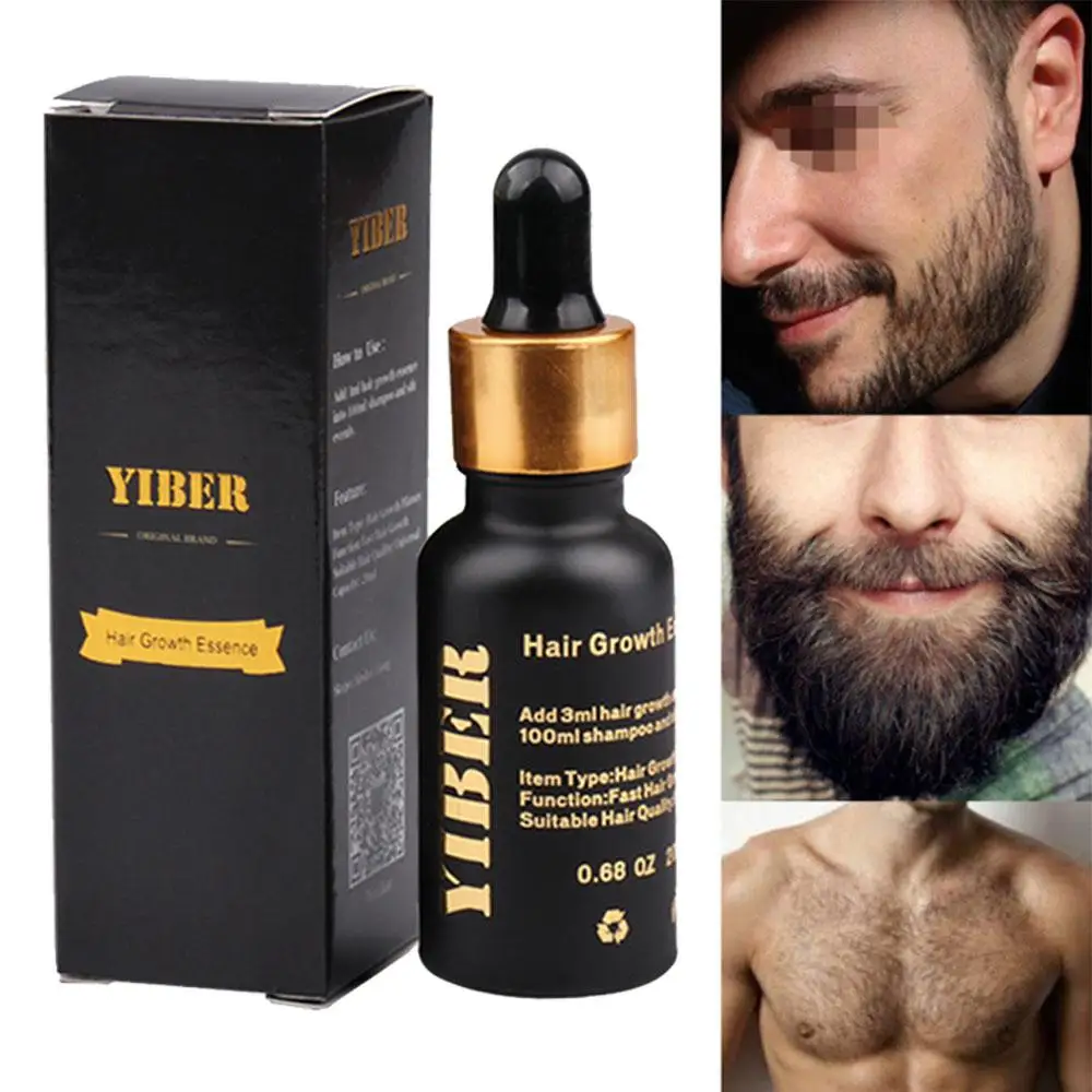 Новое поступление 20 мл эффективное средство для роста бороды жидкое масло имбиря
