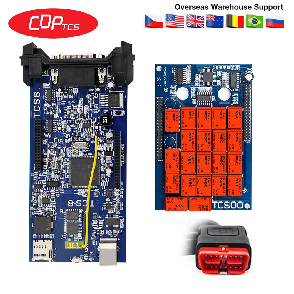 Инструмент CDP TCS Bluetooth OBD 2 R0/,03 keygen программное обеспечение OBDII код считыватель сканер автомобили Грузовики OBD2 диагностический инструмент