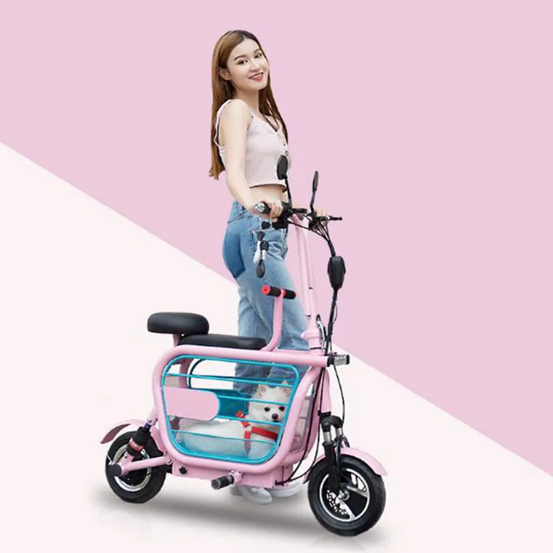 Мотоцикл литиевая батарея электрические мотоциклы 48V 580W Мини Citycoco электрический