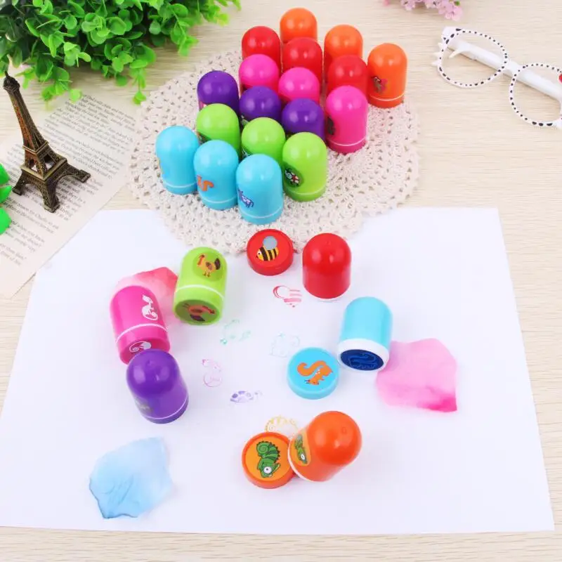 Штамп мультяшный детский пластиковые штампы на заказ игрушки штамп для печати