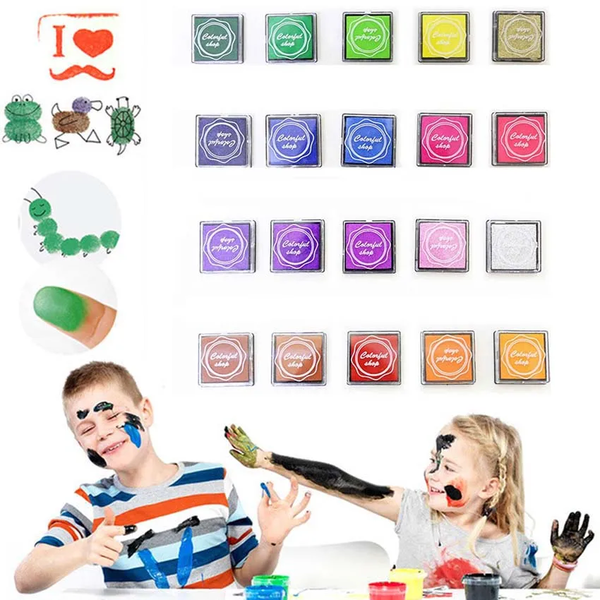 36 цветов сделай сам детский коврик для рисования пальцами игрушка скрапбукинга