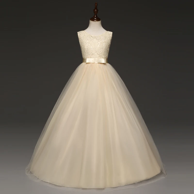 Платья для девочек-подростков; длинное торжественное платье для выпускного вечера для детей; Одежда для девочек; платье-пачка для свадебной вечеринки; детская одежда для рождественской вечеринки