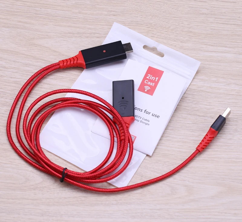 Беспроводной Wifi+ USB кабель для передачи данных 2в1 HDMI VGA Allshare Cast Airplay видео адаптер для huawei Xiaomi iOS Android Phone Link to tv