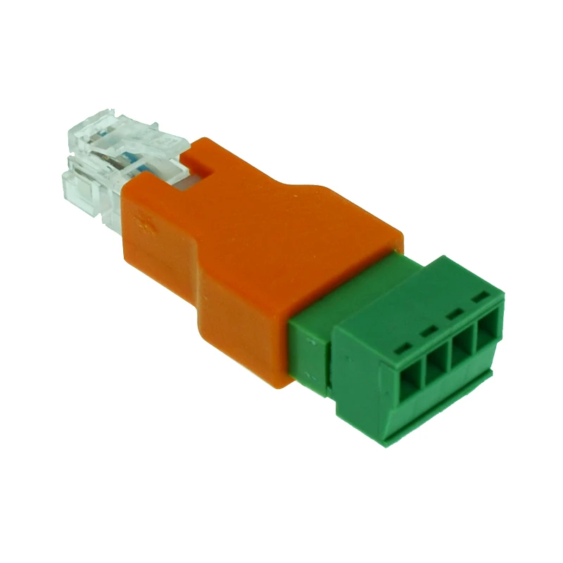 5pcs RJ11 to Screw Terminal Adaptor Male 4 Pin connector splitter for CCTV DVR accessory | Обустройство дома
