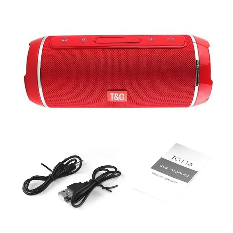 TG116 Bluetooth динамик открытый водонепроницаемы переносной Колонка 10 Вт бас стерео