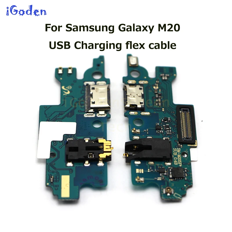 Для Samsung Galaxy M20 M205F M205FN M205G USB зарядный порт док станция штепсельная плата гибкий