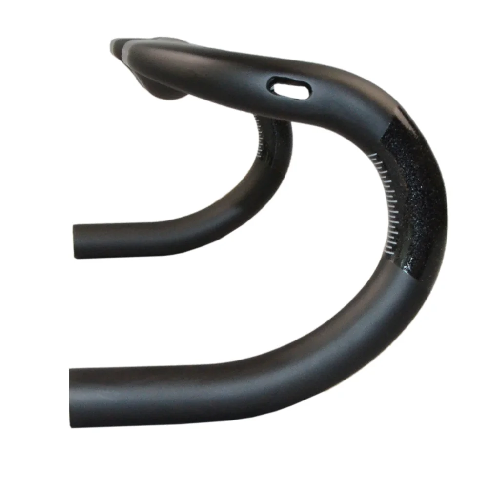 wacako cycling bicycle road handlebar full carbon fibre bike handlebars parts inner cable routing 31.8*400/420/440mm | Спорт и