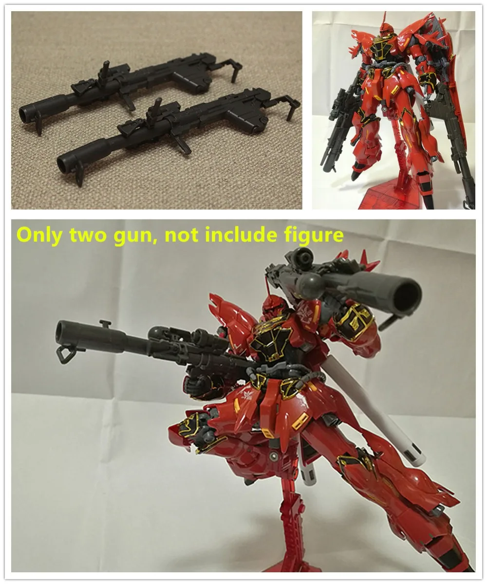 Эффективная ракета Базука ДЛЯ Bandai RG HG 1/144 MSN 06S Gundam Sinanju набор 2 оружия DE010|bazooka gun|gundam