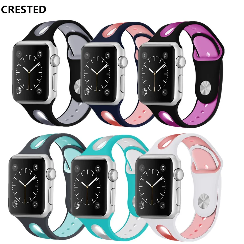 Спортивный ремешок для apple watch pulseira apple watch 4, 3, 5, ремешок 44 мм, 40 мм, iwatch band 42 мм, 38 мм, браслет correa, ремешок для часов