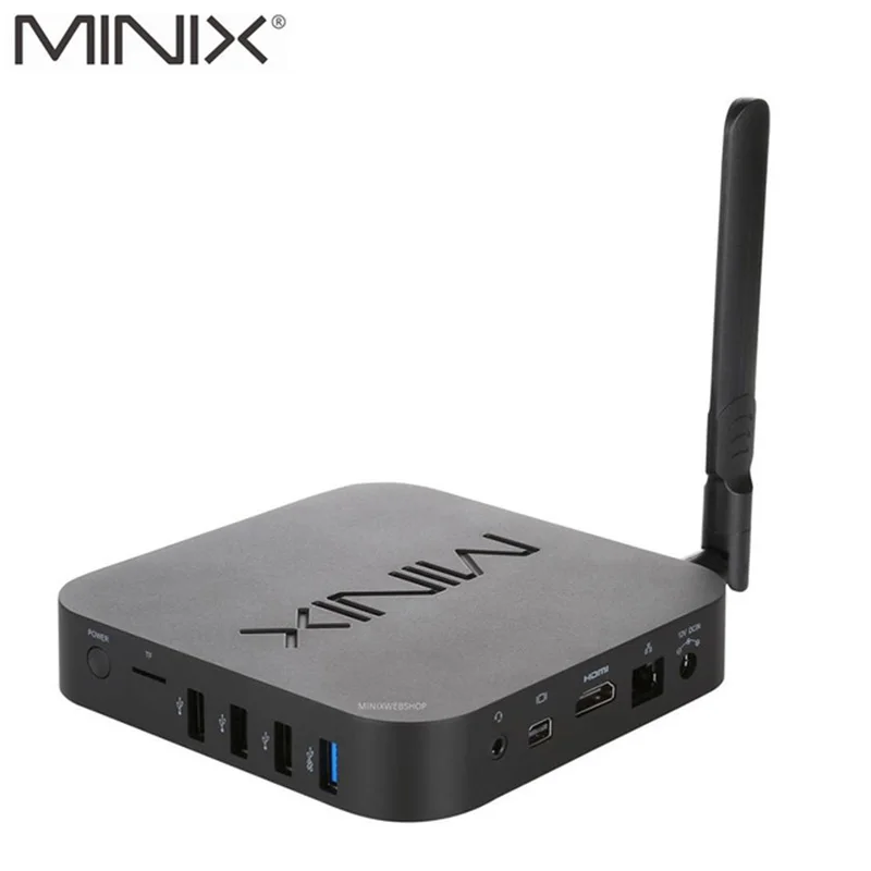 MINIX ТВ приставка NEO Z83-4 Pro официальный Windows 10 Pro мини ПК Intel Atom x5-Z8350 4 ГБ/32 ГБ ac wifi 1000 м LAN HDMI смарт ТВ приставка