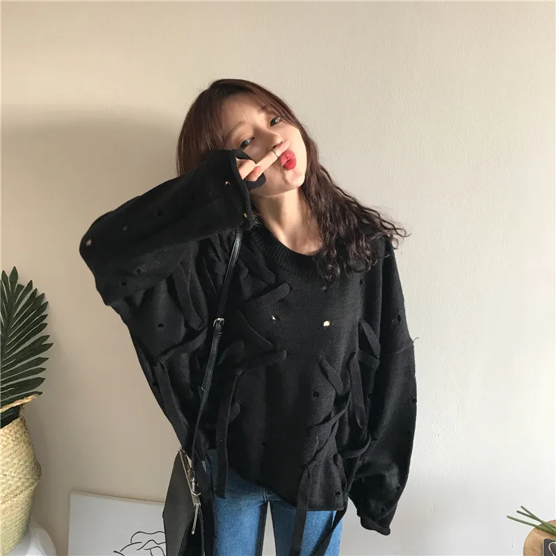 Рождественский джемпер кардиган женские свитера с длинным рукавом в Корейском