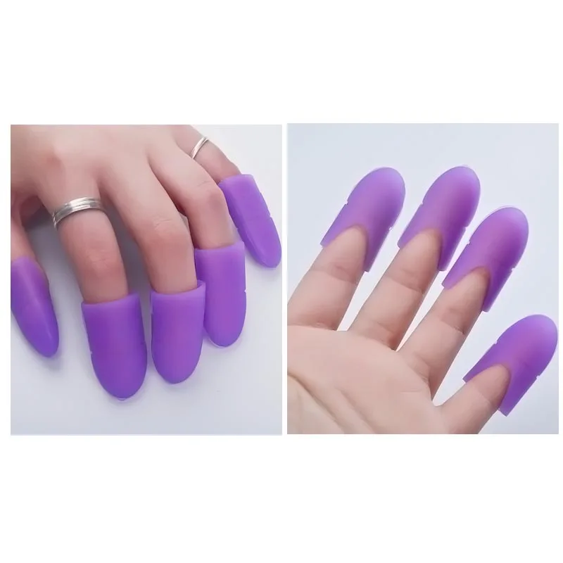 10 шт./лот наконечники для дизайна ногтей многоразовые УФ гель-лаки удаления