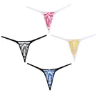4 шт.лот бикини мужские стринги сексуальное нижнее белье G-стринги модные волнистые полосатые Гей Шорты Мини Танга
