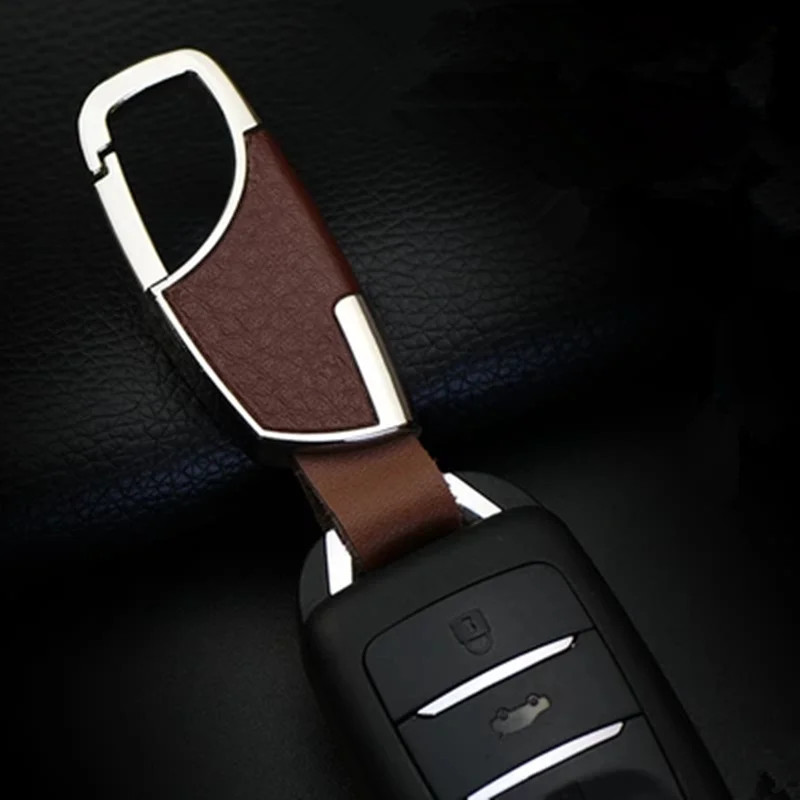 

car-styling 100% Head layer cowhide key cover case for Subaru XV Forester Outback Legacy Impreza XV BRZ Tribeca