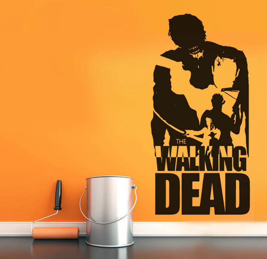 Новинка С изображениями из сериала Ходячие мертвецы Наклейка на стену