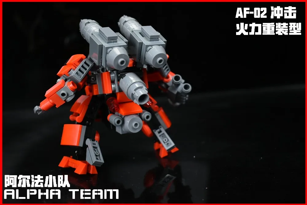 Kennie, Новое поступление, персональные поделки, Mech ALPHA team gundam, модель конструктора, строительные игрушки, фигурка для творческих детей, подарки
