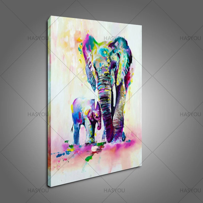 Картина без рамки ручная роспись искусство Современное искусственное животное